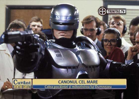 Pentru că toate celelalte televiziuni au difuzat filme cu Iisus, de Înviere Trinitas a difuzat Robocop