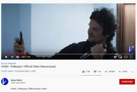 Compania americană Youtube spune că nu e de la ei, așa cântă Tudor Chirilă de obicei