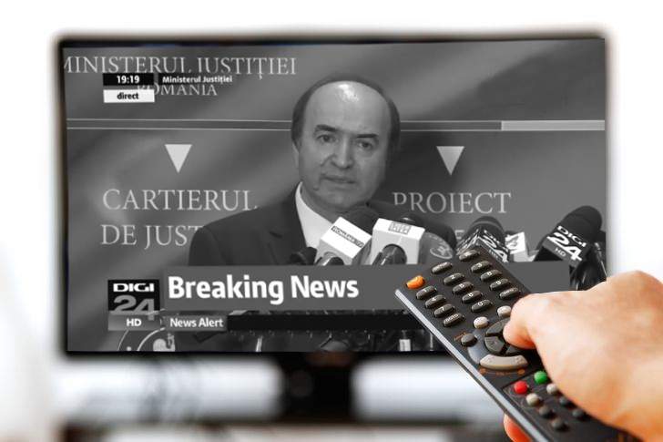 Discursul lui Tudorel a fost atât de comunist, că românilor li s-au făcut televizoarele alb-negru