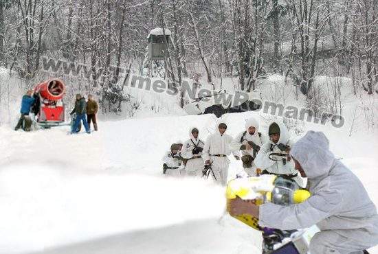 Măcel pe pârtie: Armata a tras cu tunurile de zăpadă în schiori