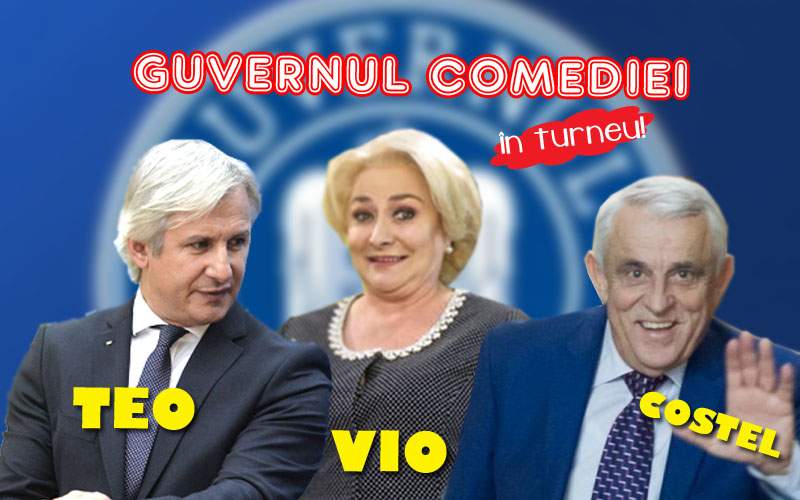 Teodorovici, Dăncilă şi Daea vor face un turneu în ţară sub numele de Teo, Vio şi Costel