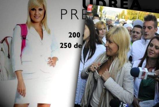 Mii de români o roagă pe Elena Udrea să umble mai îmbrăcată, ca să nu-i dea idei Monicăi Macovei