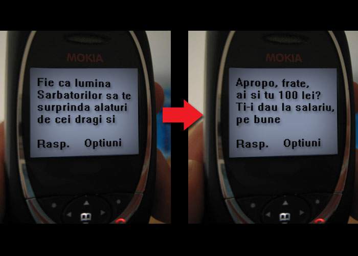 Vin sărbătorile! Românii trimit mesaje personalizate, în funcţie de câţi bani vor să ceară împrumut