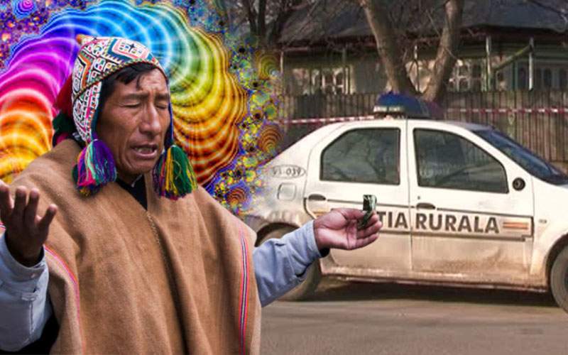 Un şaman din Vaslui şi-a băgat vecinul în transă pentru o damigeană de ayahuasca