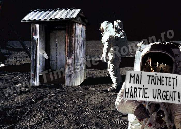 Astronauţii vasluieni au săpat un WC pe Lună