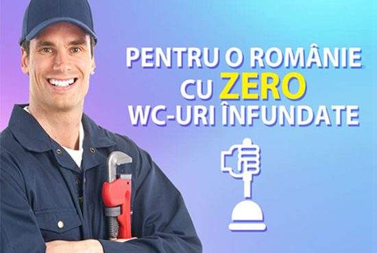 Un instalator care candidează la preşedinţie promite zero WC-uri înfundate