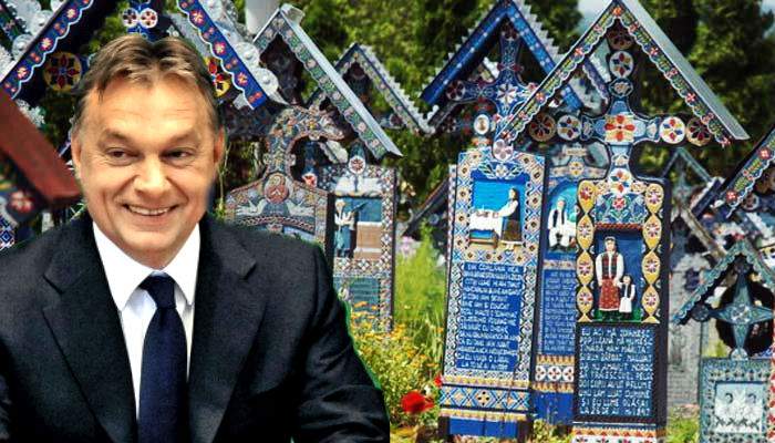 Viktor Orban, vizită la Săpânţa: ”Pentru mine, orice cimitir românesc e un cimitir vesel!”