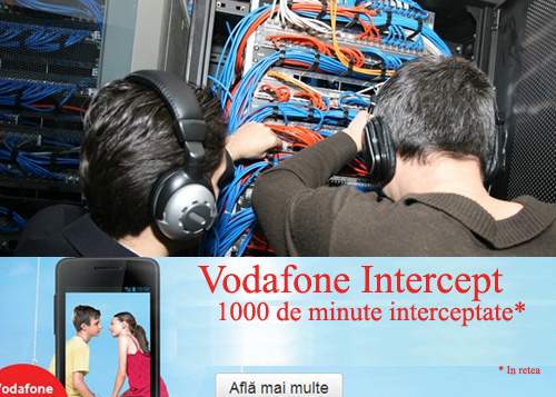 Vodafone lansează o cartelă pre-pay cu 1000 minute de interceptări pe lună