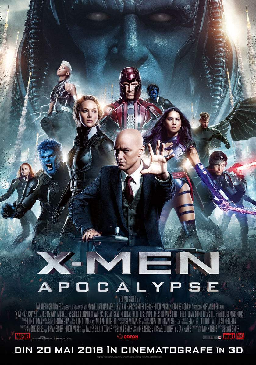 X-Men: Apocalypse 3D (2016) – M-a auzit dom’ profesor X!