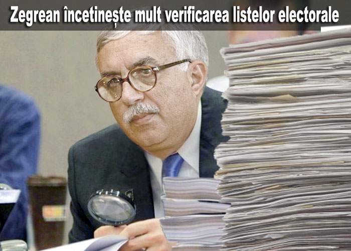 Președintele CCR întâmpină dificultăți majore în verificarea listelor electorale