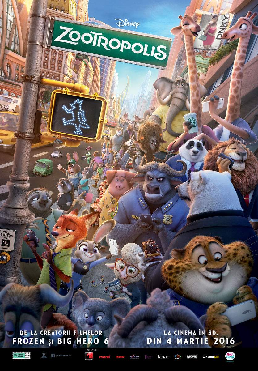 Zootropolis (2016) 3D – Nu, zaiaț, la cât mai multe continuări!