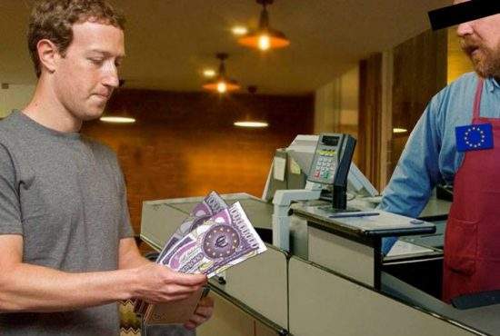 Pentru că n-avea mărunt la el, Zuckerberg a lăsat 200 de milioane de euro pentru amenda de 110 milioane primită de la UE