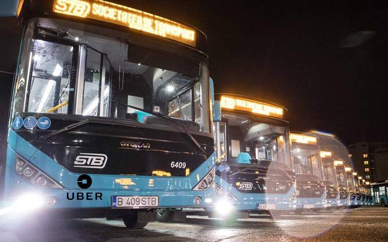 Un șofer STB și-a băgat autobuzul pe Uber și la 23:00 a luat 200 de clienți o dată