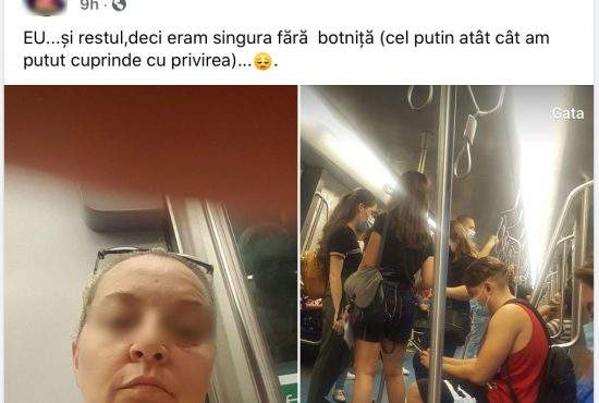 Studiu. O femeie rezistă 2 minute cu masca la metrou, dar 14 ore în mall!