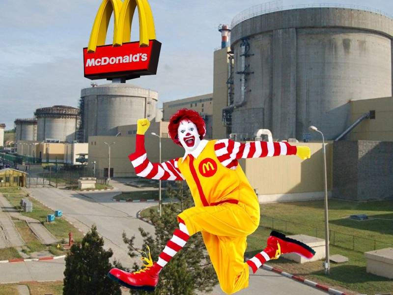 SUA se implică la Cernavodă. În reactorul 3 va fi deschis un McDonald’s