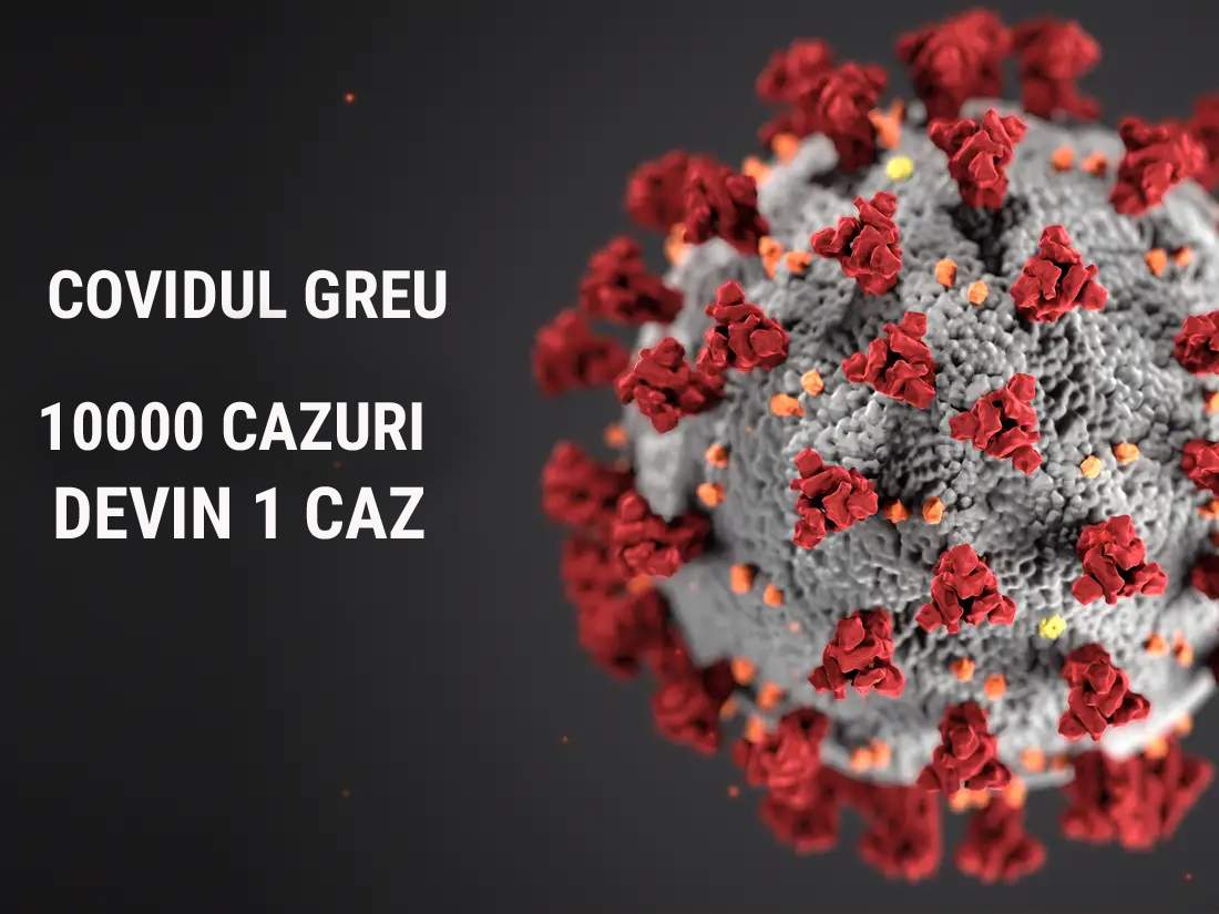 România trece la Covidul greu! Se taie 4 de zero, ca să raportăm doar câte-un caz