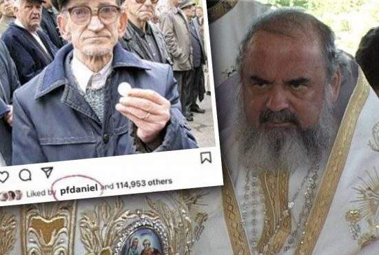 Scandal la BOR după ce Instagramul Patriarhului a dat like unui sărac