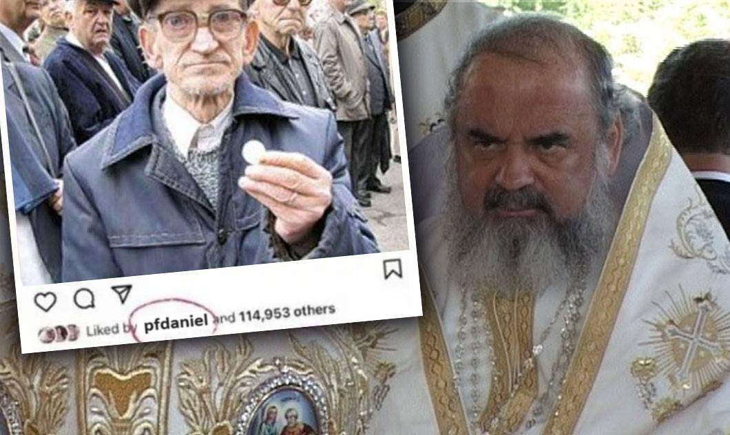 Scandal la BOR după ce Instagramul Patriarhului a dat like unui sărac