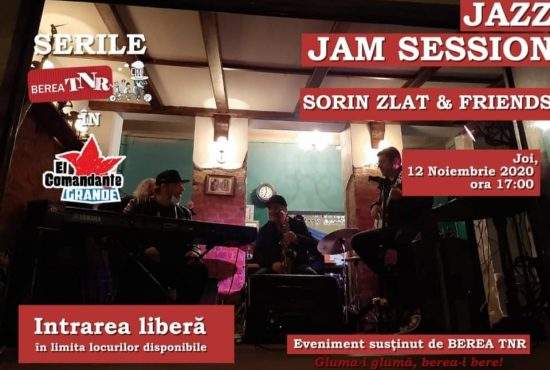Ultima seară de Jazz Jam Session cu Sorin Zlat si invitații la Terasa El Grande Comandante