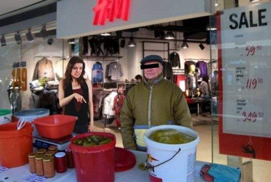 Ţăranii s-au mutat în malluri. Brânza e lângă Zara, varza murată în faţă la H&M