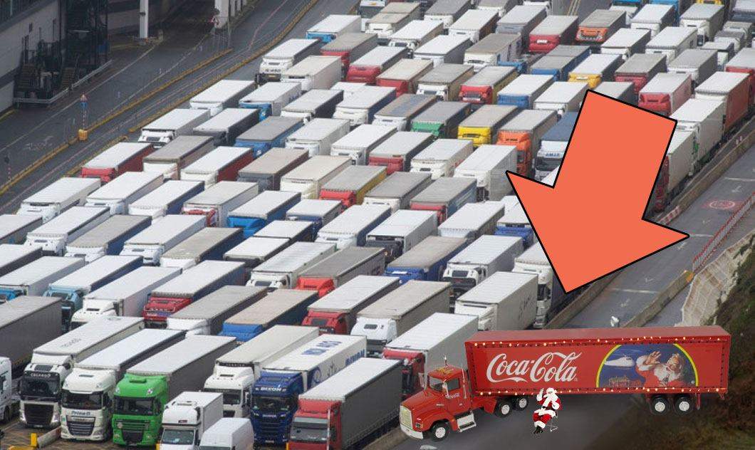 E oficial, Crăciunul s-a anulat! Camionul Coca-Cola e blocat în Anglia