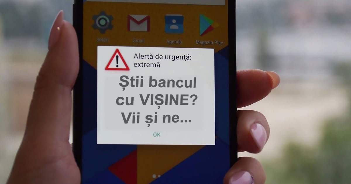 Ca să ridice moralul populaţiei, Guvernul va trimite bancuri prin Ro-Alert