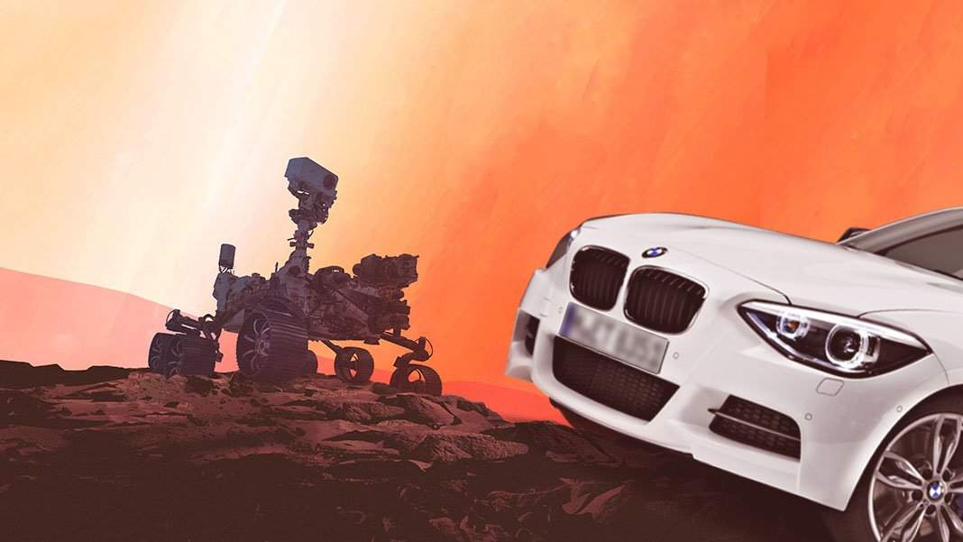 Robotul Perseverance nu poate avansa, din cauza unui BMW lăsat pe avarii în crater