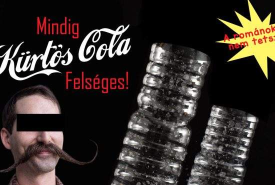 A apărut Kürtős Cola, un PET gol presărat cu zahăr și nucă