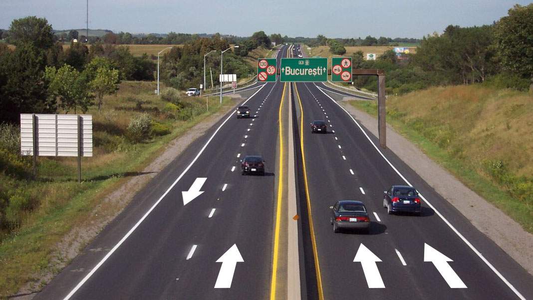 Smart! Autostrada Moldovei va avea 3 benzi spre București și una înapoi