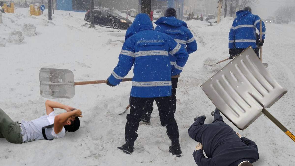 Ninge! Jandarmii pun mâna pe lopeți, dar tot ca să ne bată