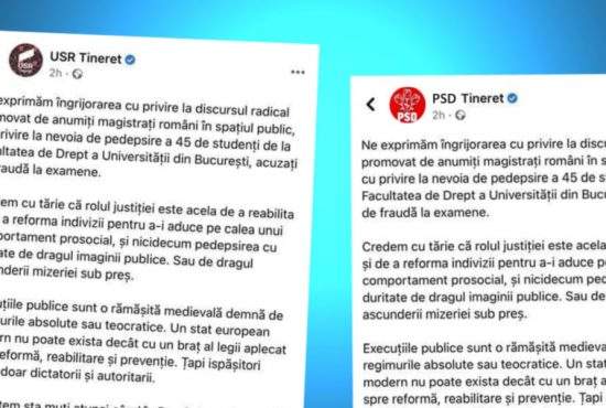 PSD Tineret acuză USR Tineret că le-a copiat părerea despre copiat
