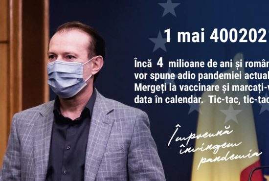 Veşti bune! România ar putea atinge cota de 70% vaccinaţi în 4 milioane de ani (P)