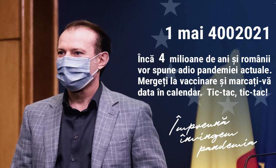 Veşti bune! România ar putea atinge cota de 70% vaccinaţi în 4 milioane de ani (P)