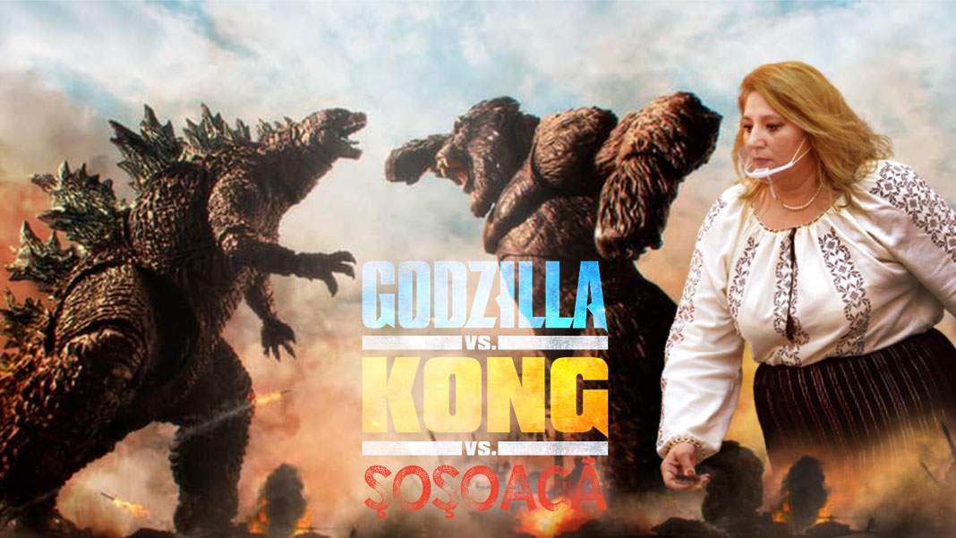 Se pregătește cel mai tare blockbuster: Godzilla vs King Kong vs Șoșoacă!