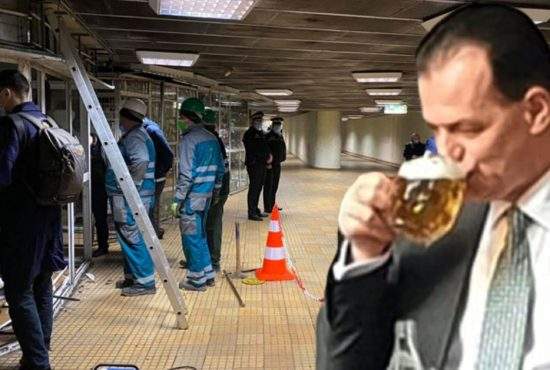 Demolare la metrou. Ludovic Orban ajută și el, a venit rangă!