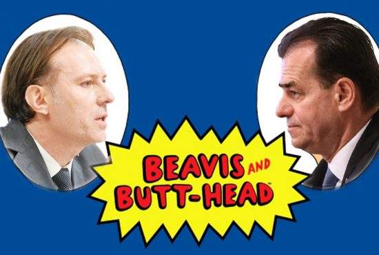 Reuniunea Beavis și Butthead nu poate avea loc, că Orban și Cîțu sunt certați