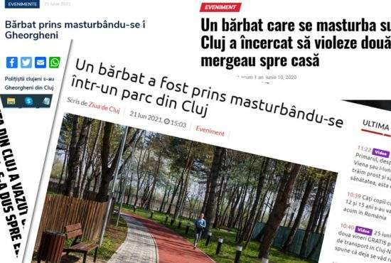 Primăria Cluj, acuzată că n-a mai dat cu soluţie anti-onanişti în parcuri de 2 ani