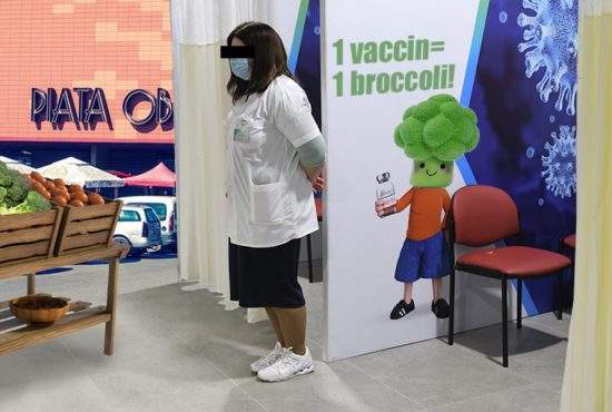Zero vaccinați la centrul din Obor pentru vegani, unde se dă broccoli, nu mici