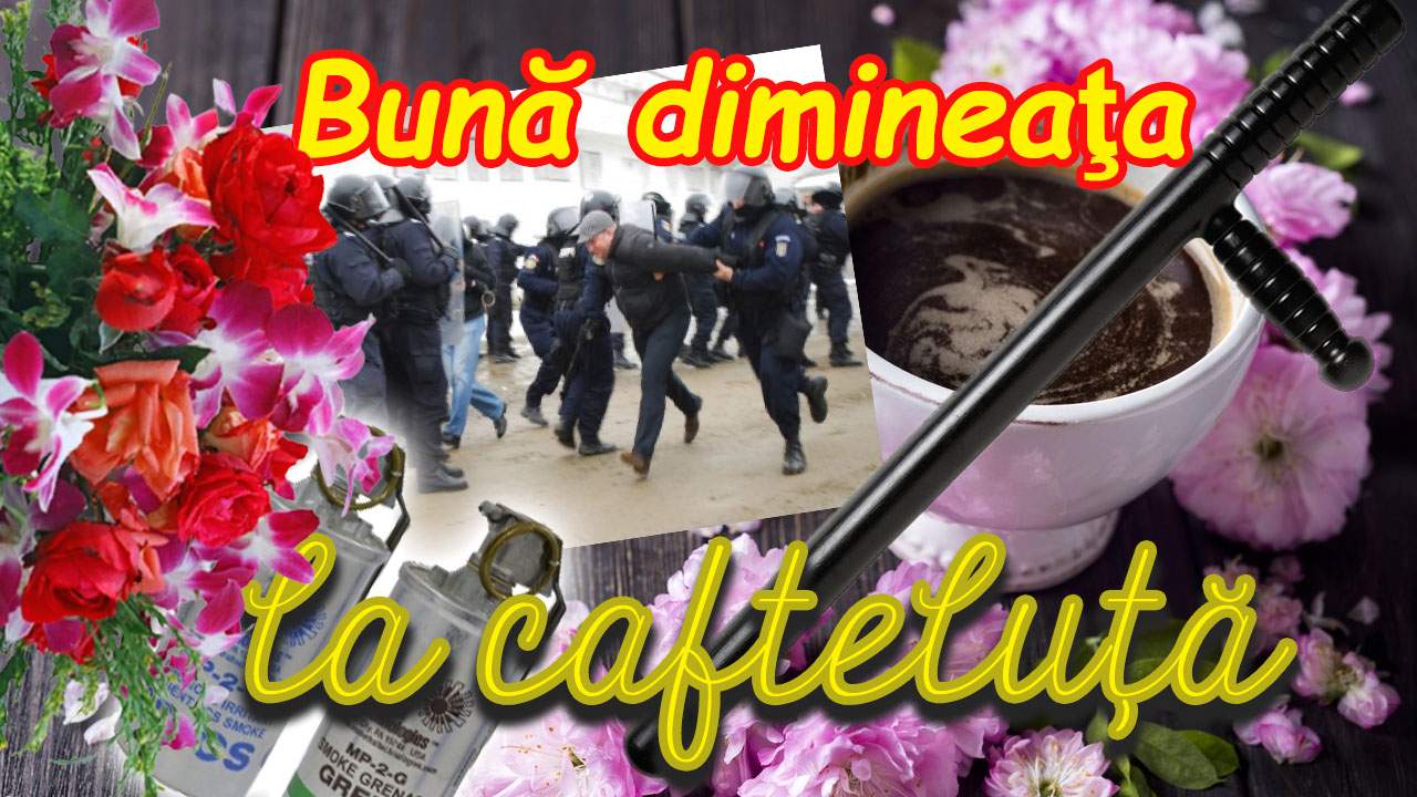 Postare virală a Jandarmeriei de 10 august: ”Bună dimineața la cafteluță!”