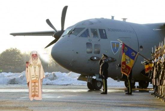 Un avion Hercules a recuperat cutia milei de la biserica românească din Kabul