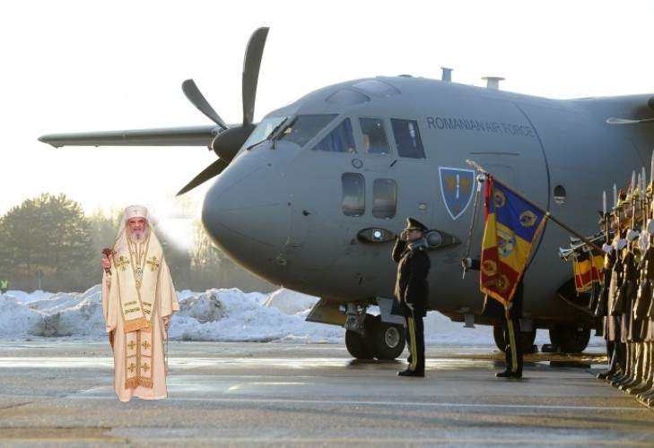 Un avion Hercules a recuperat cutia milei de la biserica românească din Kabul