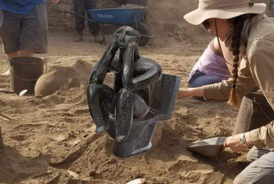 Arheologii au găsit și WC-ul de la Hamangia, pe care stătea Gânditorul