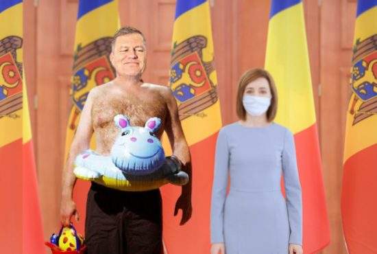 Gafă: Iohannis s-a dus la Chişinău în slip deşi Moldova n-are ieşire la mare