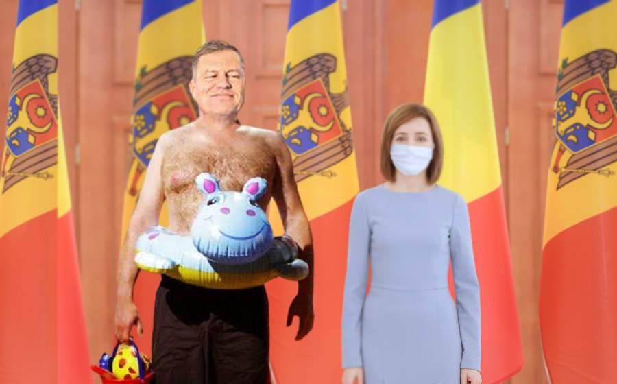 Gafă: Iohannis s-a dus la Chişinău în slip deşi Moldova n-are ieşire la mare