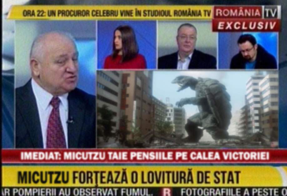 Potrivit RTV, comediantul Micutzu a intrat cu camionul în mulțime pe Victoriei