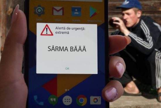 Moldovenii din Braşov spun că au primit mesaje Ro-Alert cu “Sârma băăă”