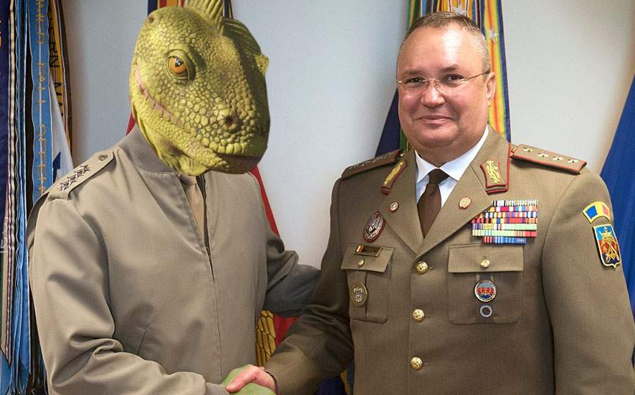 Negocierile cu umanoizii au eşuat. Ciucă anunţă guvern de reptilieni