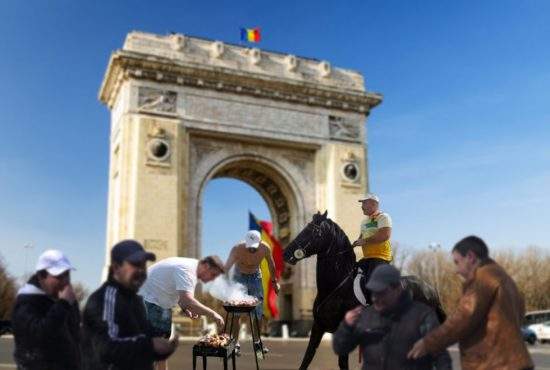 Parada militară s-a anulat, că face Nuțu Cămătaru grătar la Arcul de Triumf