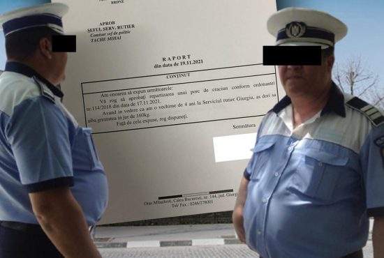 Poliţistul care a cerut de la şefi un porc de 160 kg a primit un alt poliţist