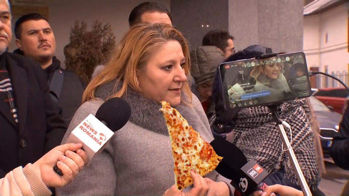 Șoșoacă a eliberat jurnaliștii abia după ce ambasada Italiei i-a adus 10 pizze